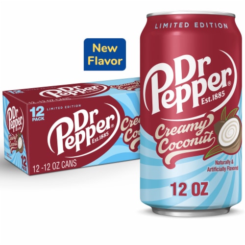 Dr Pepper Creamy Coconut Soda - Smooth Coconut Bottle