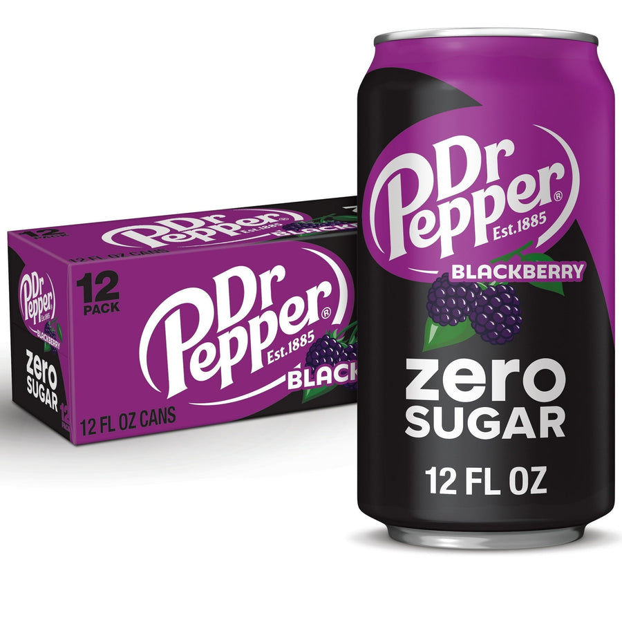 Dr Pepper Blackberry Zero Sugar Soda - Fresh Pick Pack