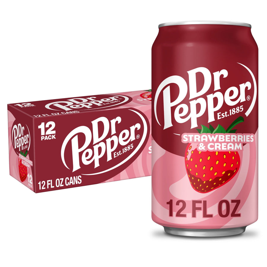 Dr Pepper Strawberries & Cream Soda - Daily Pick Pour